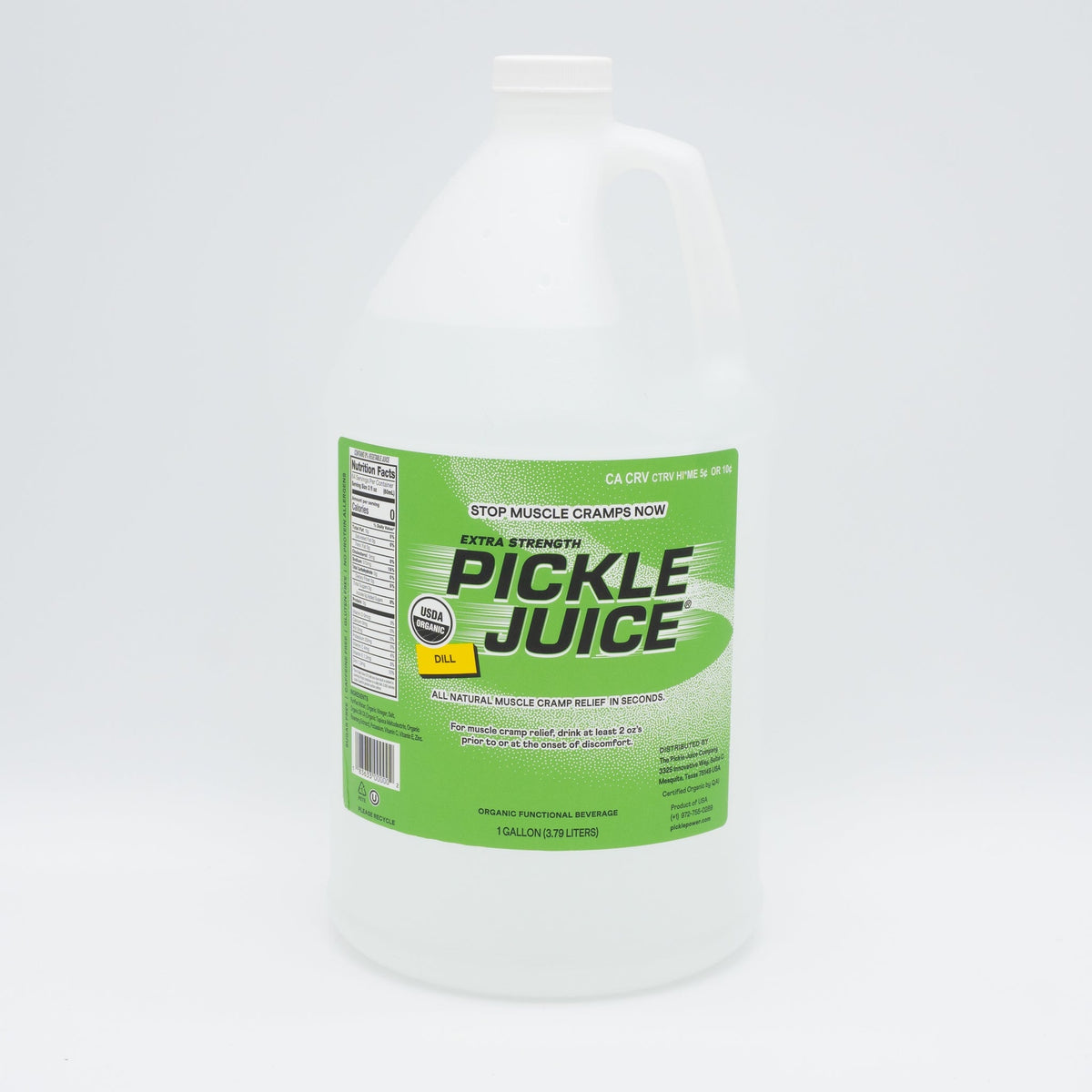 Pickle Juice Gallon Extra Strength Dill Organic