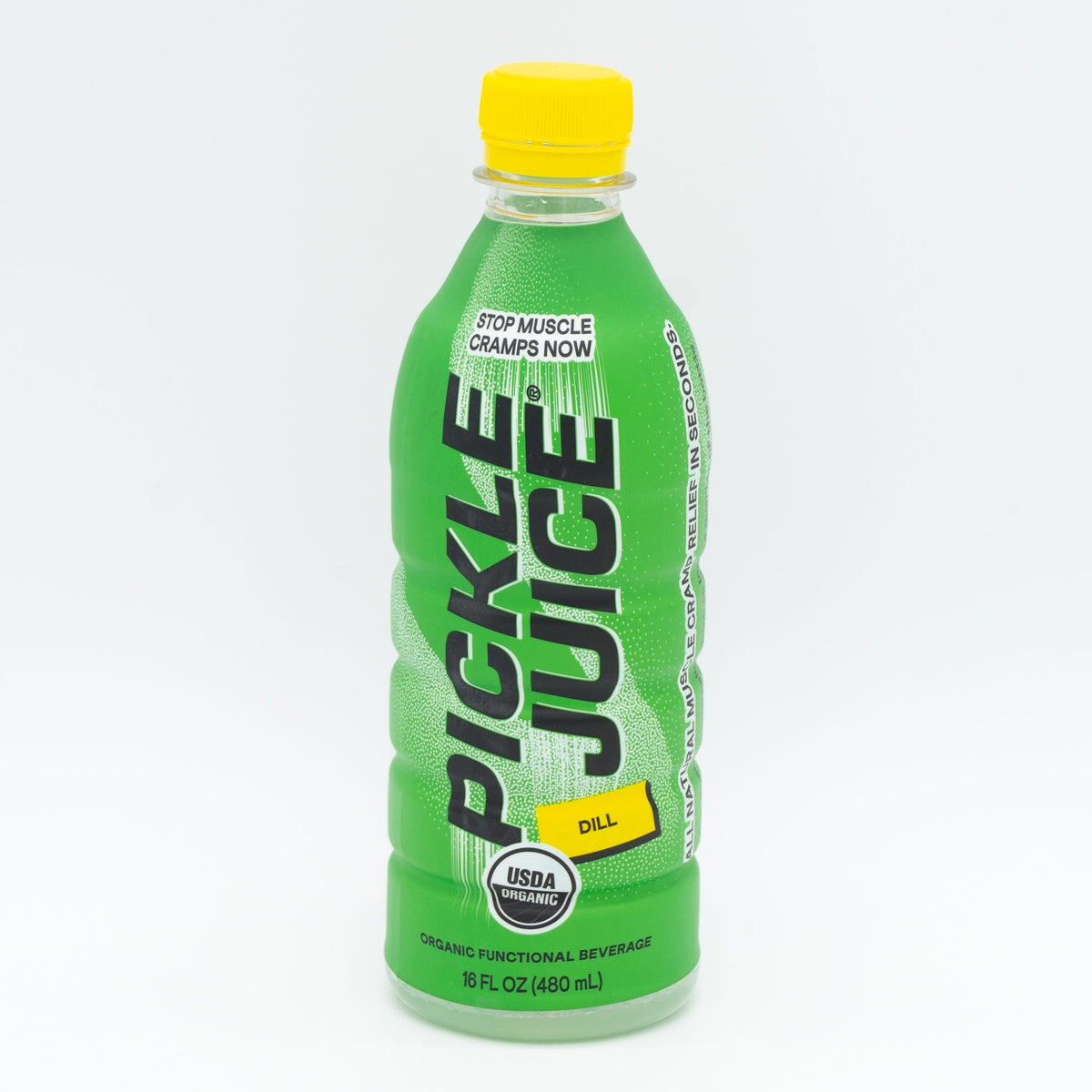 Pickle Juice Sports Drink Dill 16 oz Bottle 12 Pack Organic